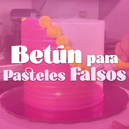 ¡Betún que NUNCA se derrite 🔥 para tus pasteles falsos!