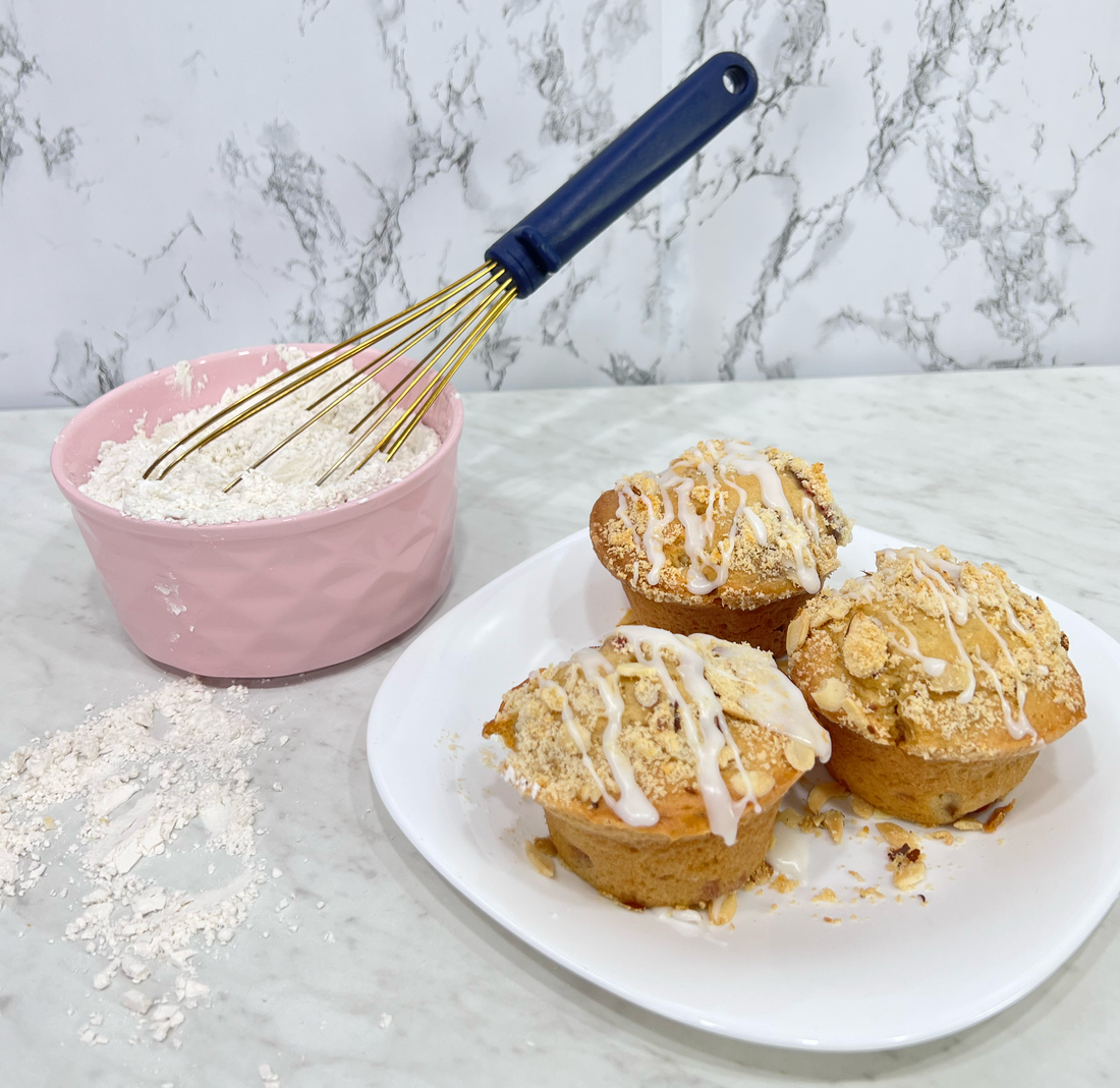 Muffins de fresa con almendra SUPER DELICIOSOS