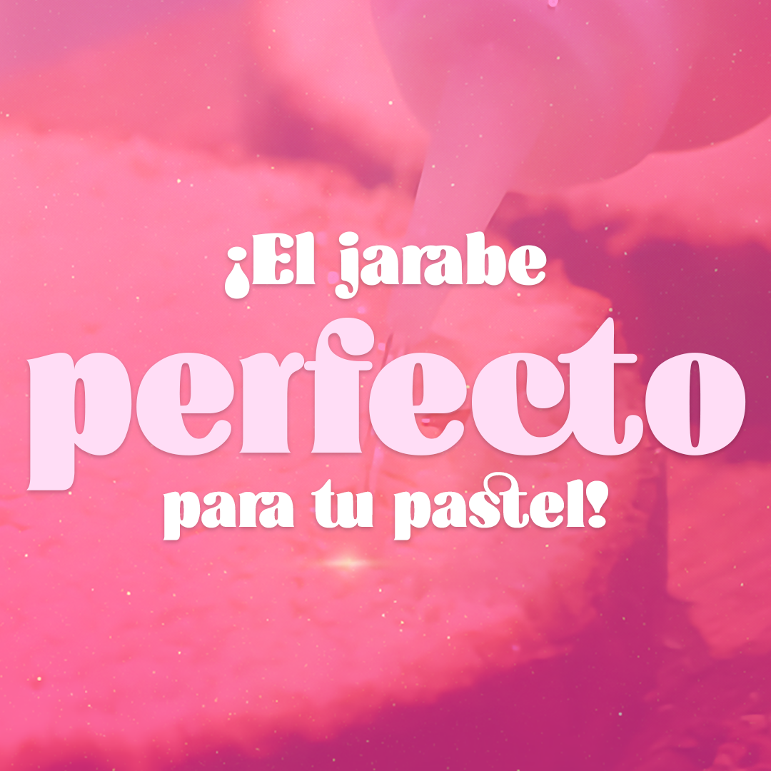 ¡El jarabe perfecto para tu pastel! 🎂