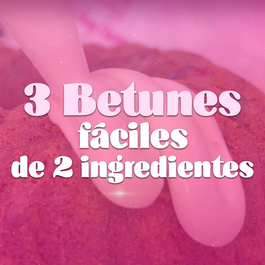 3 betunes de 2 ingredientes🤩💖✨