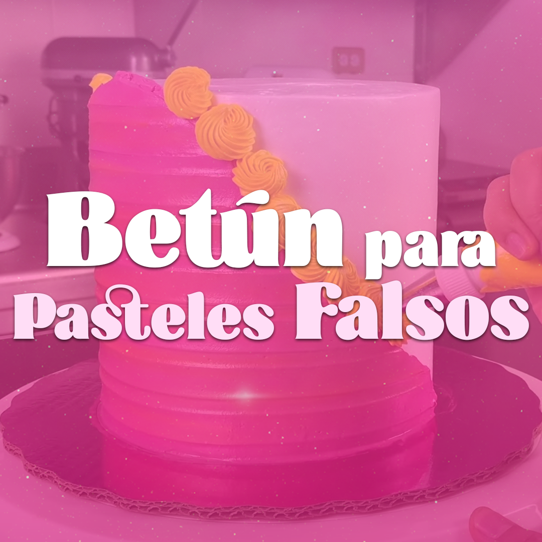¡Betún que NUNCA se derrite 🔥 para tus pasteles falsos!